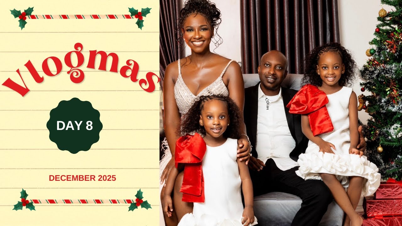 Прическа мамы и дочек | Рождественская фотосессия за кадром | Семейный видеоблог