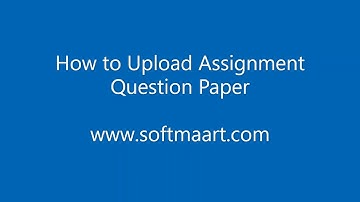 How to Upload Internal Assignment Question Paper In Learning Management Software ( LMS )