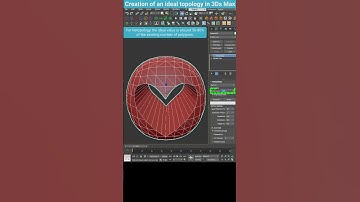 Optimizing 3D Models with Retopology in 3Ds Max #shorts #3dsmax #tips #retopology