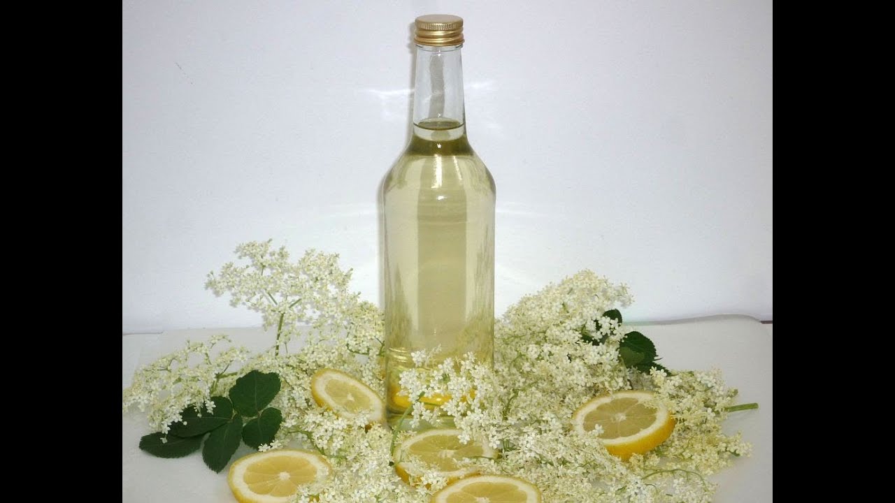 Holunderblüten-Sirup selber machen