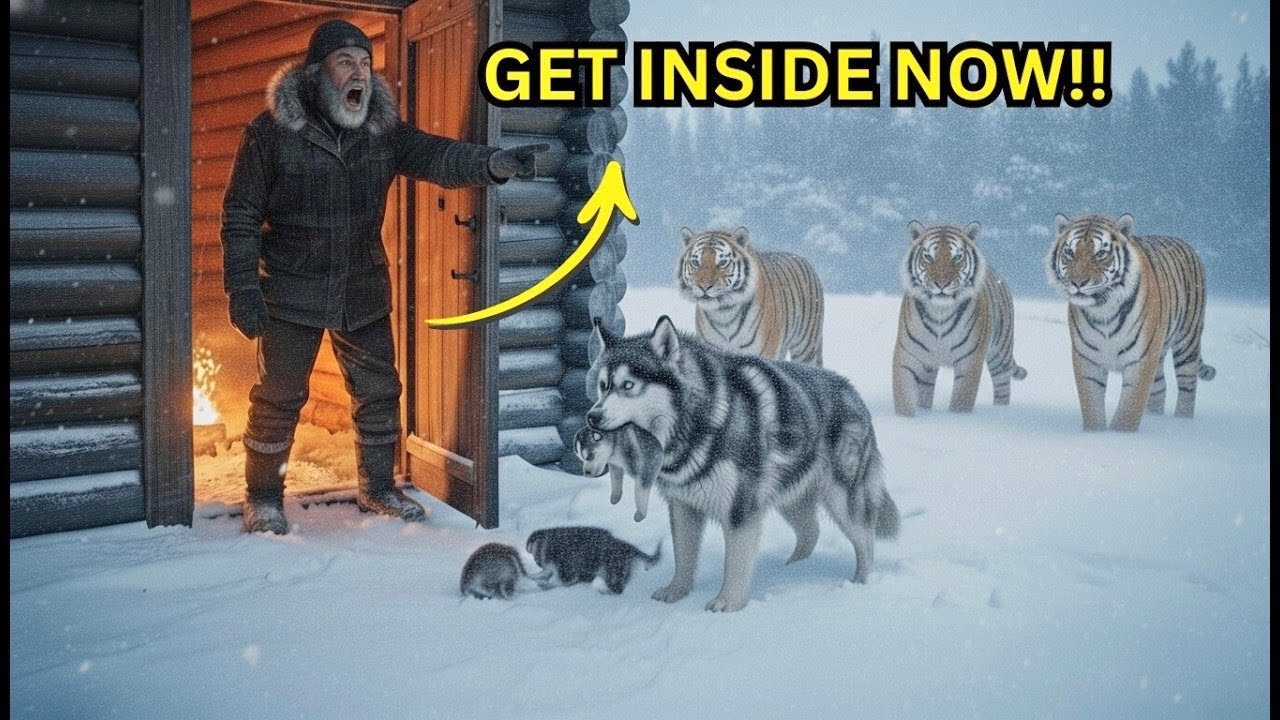 He Opened His Door in  70C Alaska — What Stumbled In Changed His Life Forever