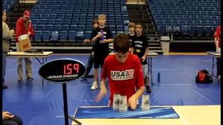 Sport Stacking Individual 3-3-3 World Record William Orrell 1.59