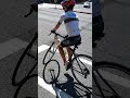 Road bike balance game is strong with this 10 year old