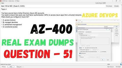 Q 051 AZ 400 DevOps Real Exam Question and answer, Dumps   CertStudyPro