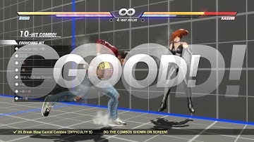 Dead or Alive 6 - Diego Combo Challenges (Edited Trials)