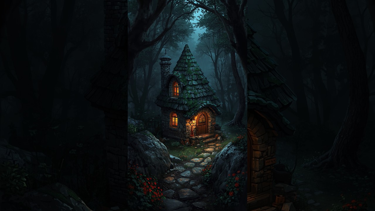 99% Fall Asleep Instanly - Soft Rain on Enhanced Forest Cabin | Rain Sounds for Sleeping, Relaxation