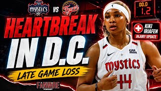 Heartbreak Hotel: Mystics Lose Thriller to Fever in Final Seconds + Injury Update