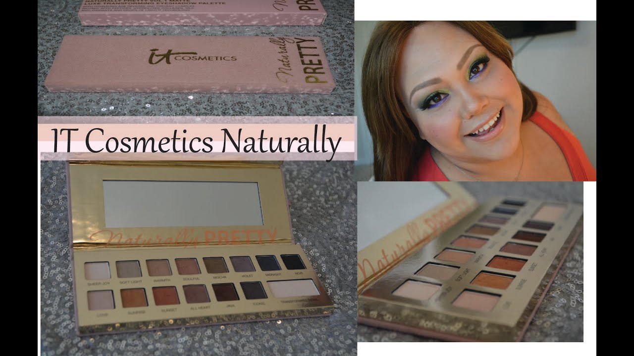 IT Cosmetics Naturally Pretty Vol 1  Palette Review and Swatches
