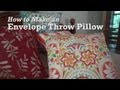 How to Make an Envelope Throw Pillow