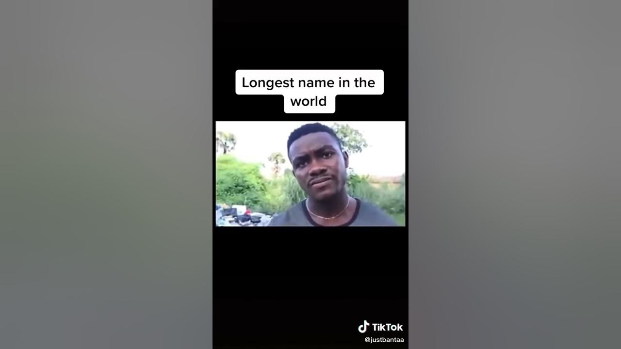 Longest name in the world YouTube