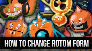 How & Where to catch/get - How to change Rotom forms in Pokemon X and Y