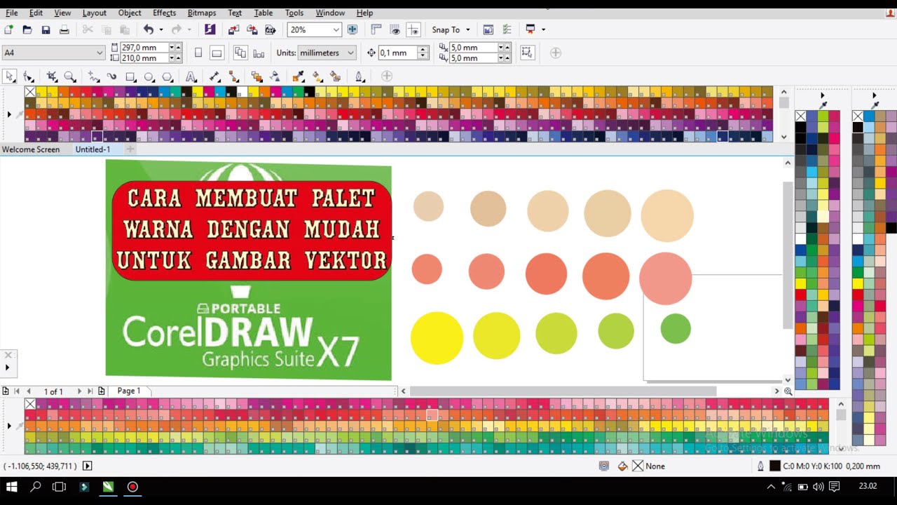 download palet warna vektor coreldraw x7