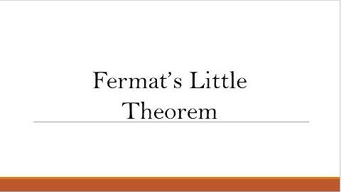 Proof of Fermat