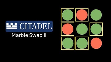 Citadel Interview Question | Marble Swap II