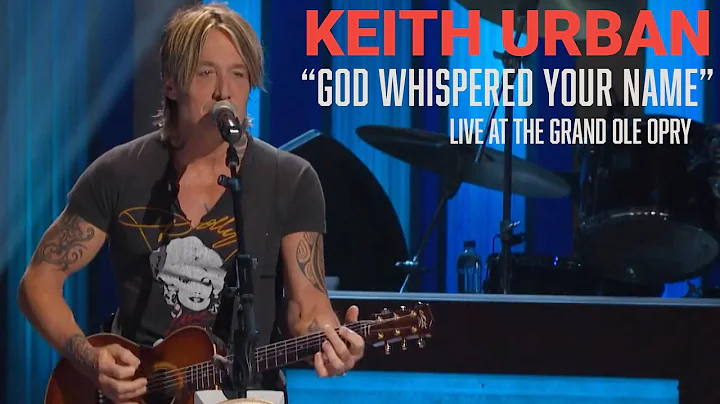 Keith Urban - God Whispered Your Name | Live at th...