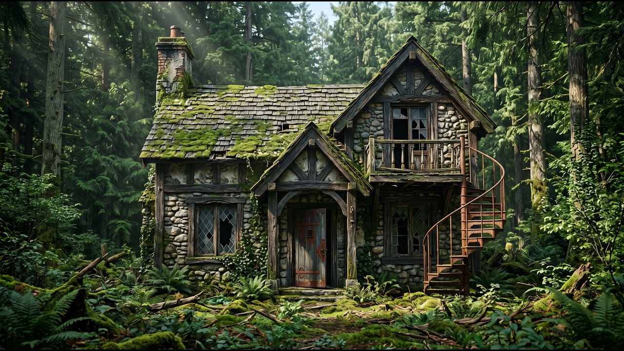 Epic ASMR Abandoned Luxury Mansion Restoration - Time Lapse | Jungle Renewal