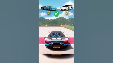 Bugatti Chiron VS Lamborghini Aventador SVJ