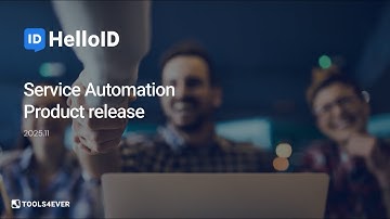 HelloID Service Automation - Product Update 2025.11 - Identity as a Service