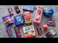 100 of chocolates and candies unboxing, surprise toys, chocolate opening video,Cadbury celebration