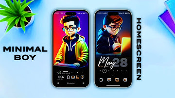 Premium Minimal Boy Xiaomi Customization 🤯 Minimal Boy Nova Launcher Setup 2024 ✅ @CustomizeZone