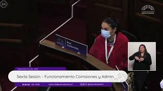 Sesión Convención Constituyente Chile 2021 - 14 de julio 2021