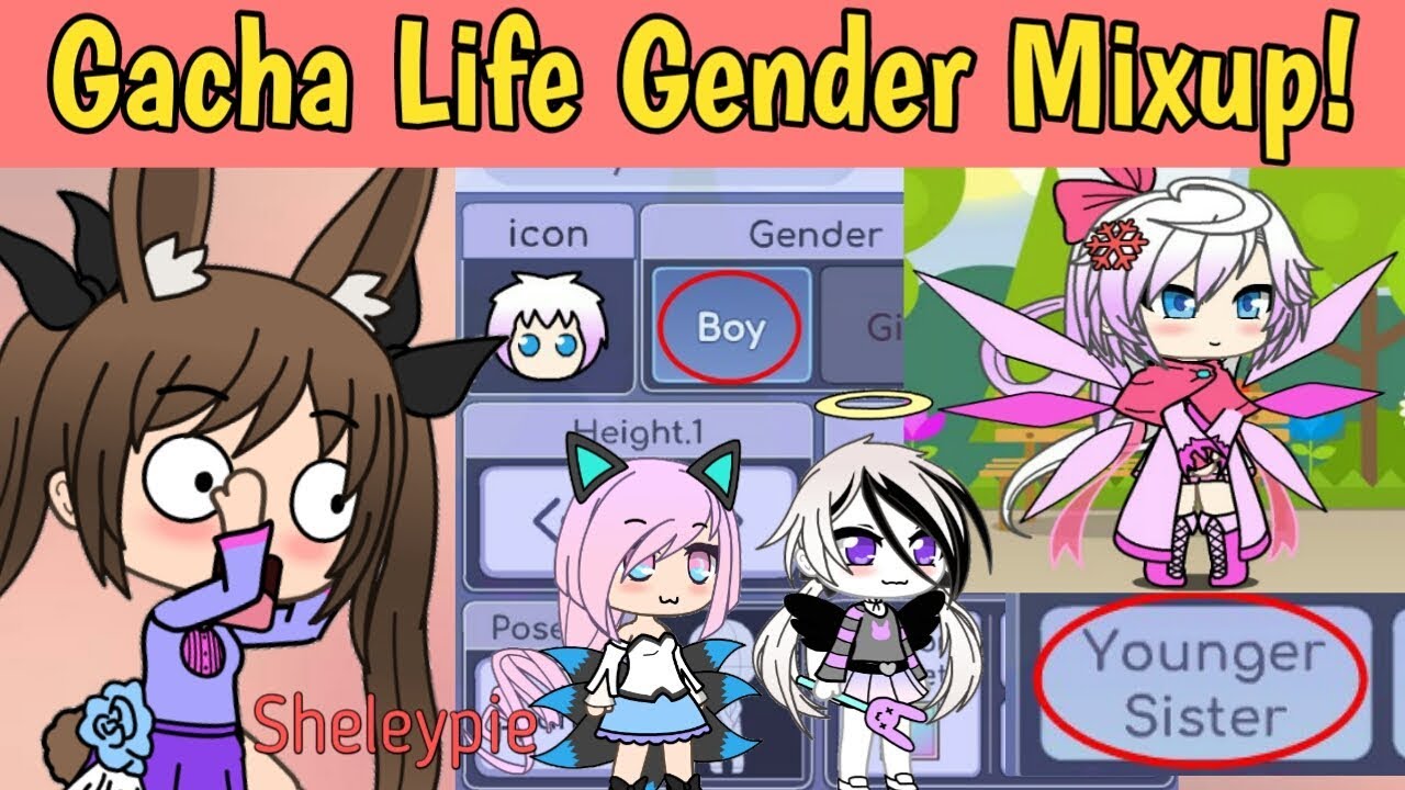 Gacha Life Glitch Gender Mixup Your Ocs Shout Out Youtube
