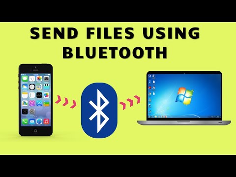 How to send files from phone to laptop via bluetooth windows 7 by Being Selftech