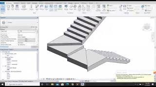 Revit #02 Staircase with Triangle Treads