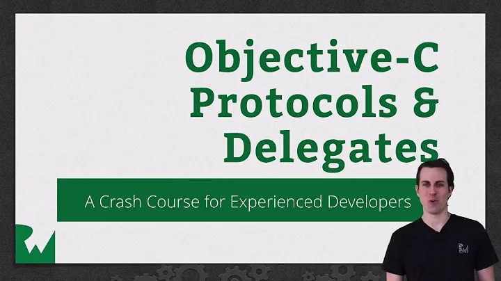 Objective-C Protocol and Delegates- raywenderlich.com