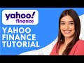 Yahoo Finance Tutorial (2026) How to Use Yahoo Finance