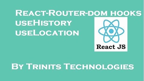 Part 15 React Router DOM hooks | useHistory | useLocation | Navigation in React | Query parameters