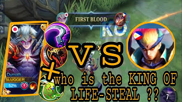 DYRROTH GAMEPLAY~HOW TO DEAL Yu ZHONG IN SIDE LANE??+BUILD ((WATCH THIS)) ~RTC ML GAMEPLAY