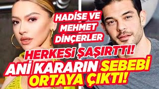 Duyanlar Şaşirdi Hadise Ve Mehmet Dinçerler Çiftinin Alelacele Evlenmesinin Sebebi Ortaya Çikti