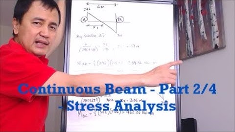 Continuous Beam -  Part 2/4 - Tagalog Tutorial