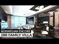 Haven 2 Bedroom Family Villa With Balcony H4 | Full Walkthrough Tour & Review 4K | Norwegian Encore