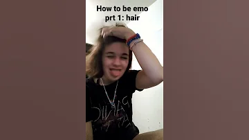How To Be Emo Prt 1 Hair Hairtutorial Emo Alternative Shorts 