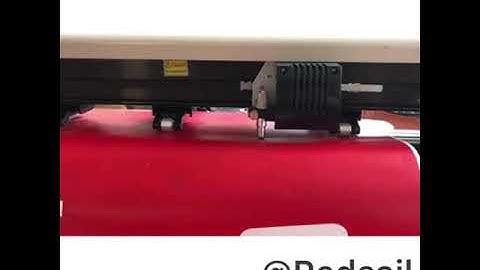 High resolution Redsail cutting plotter with stepped motor