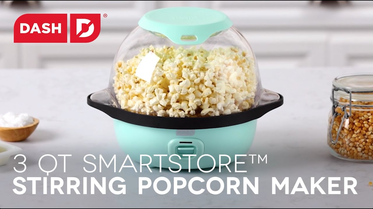 Dash SmartStore Stirring Popcorn Maker - Aqua