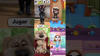 Talking Juan vs Talking Tom vs Talking Angela vs Talking Ben 2 #shorts #cat