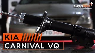 Cómo cambiar Amortiguador KIA CARNIVAL / GRAND CARNIVAL III (VQ) - vídeo guía