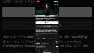 Navigating through the Netflix app user interface
