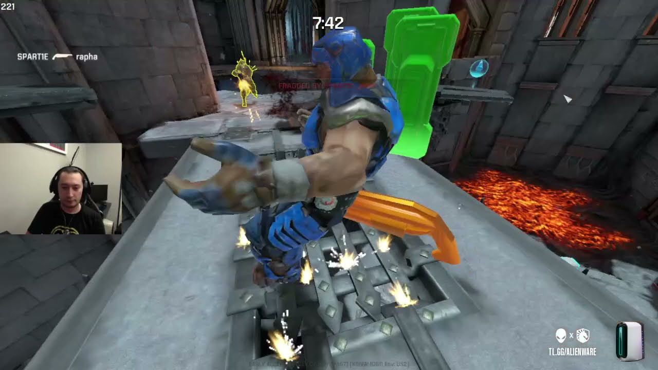 RAPHA vs SPARTIE  (practicing before QUAKECON 2021 )