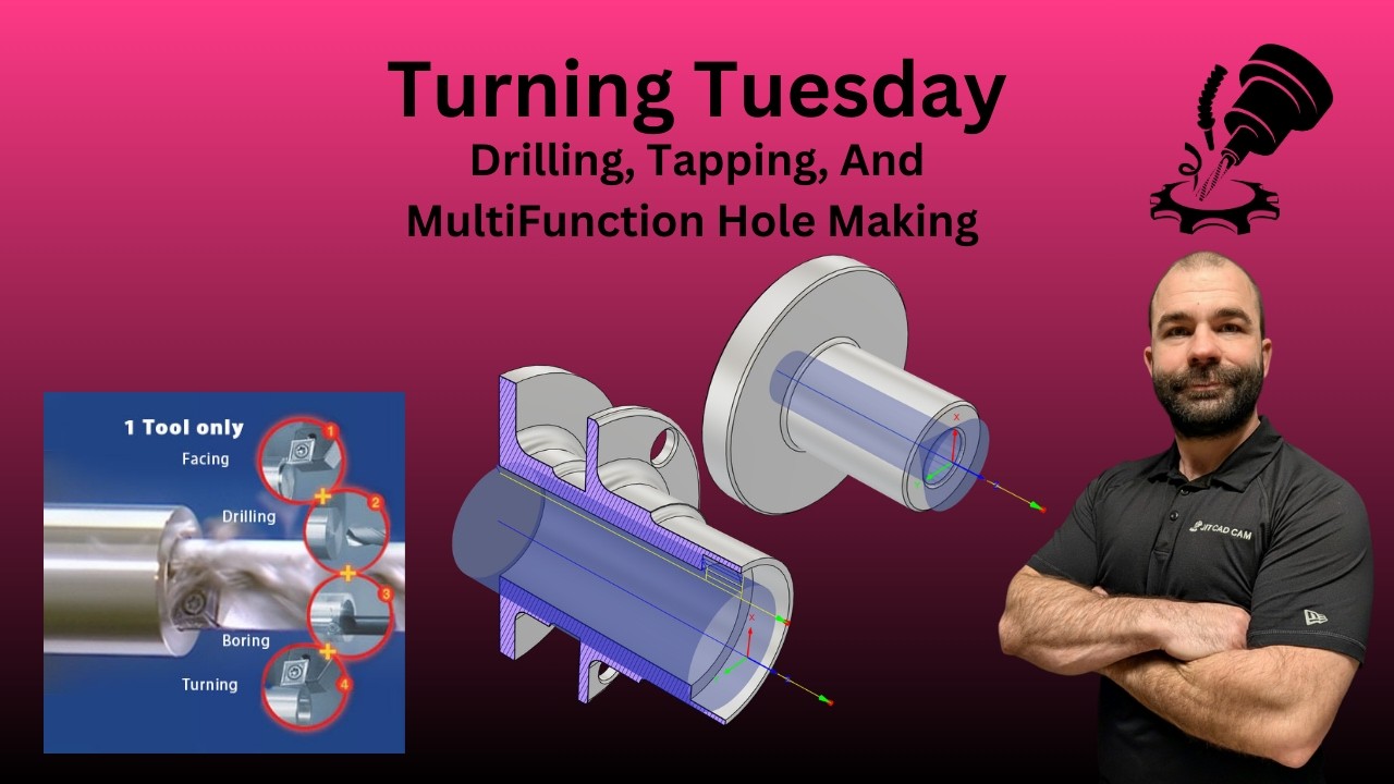 ⚙️ Turning Tuesday: Drilling, Tapping & Multifunction Tool Mastery