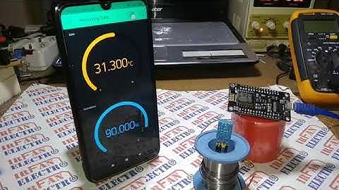 IoT Pemantauan suhu dan kelembaban jarak jauh dengan NodeMCU ESP8266, DHT11 dan Blynk