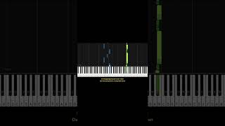 Bertaut (Nadin Amizah) Instrumen Not Piano Cover Karaoke #shorts #bertaut