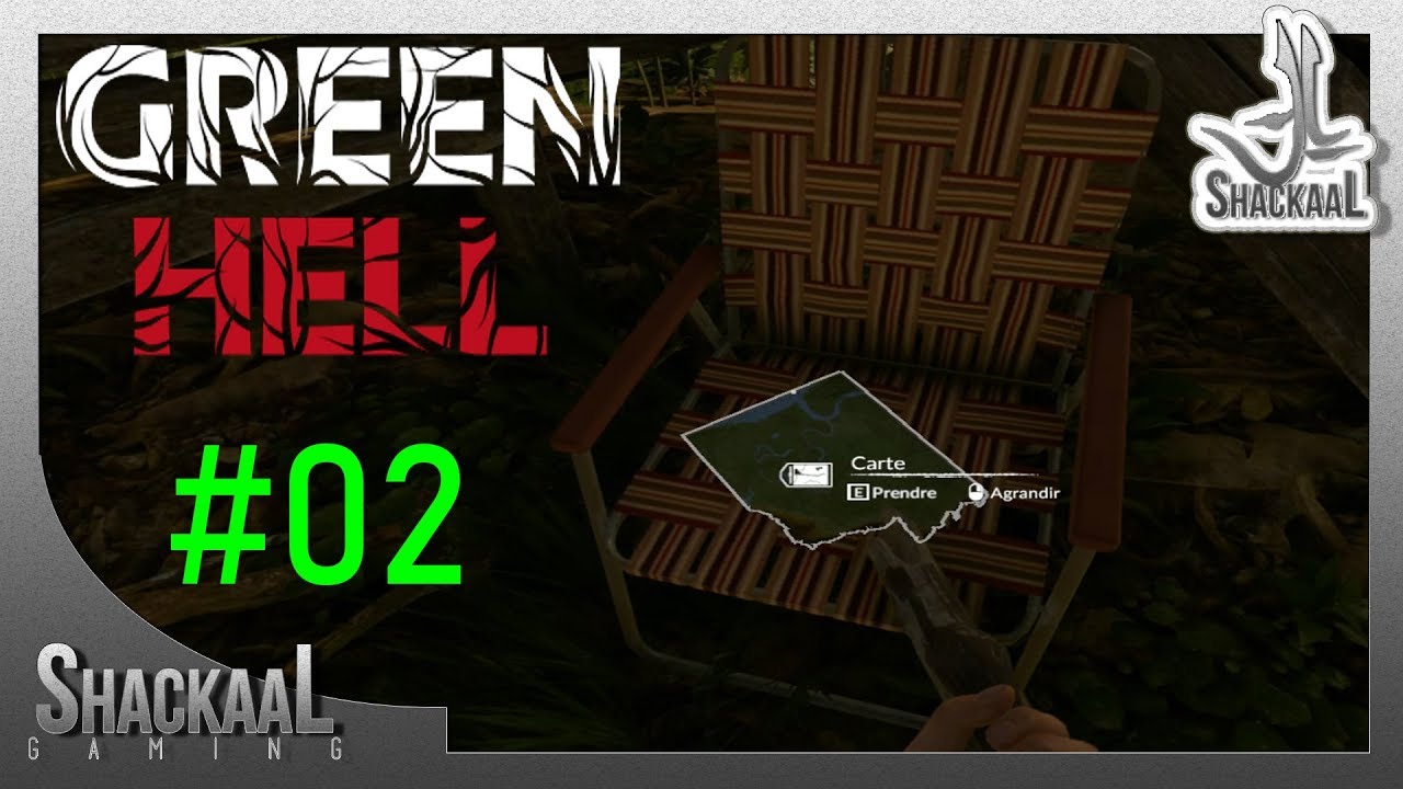 GREEN HELL - MODE SURVIE #02 - J AI LA PREMIERE CARTE