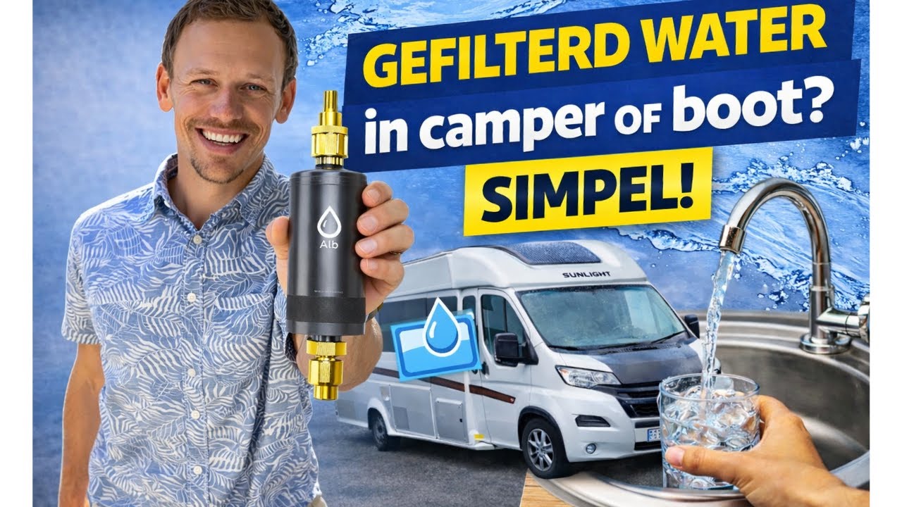 Altijd gefilterd drinkwater in je camper of boot 🚐💧 | #albfilter