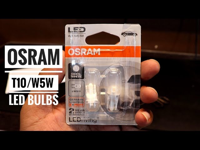 OSRAM T10/w5w LED BULBS, 0.5watt-35lumen-6000k