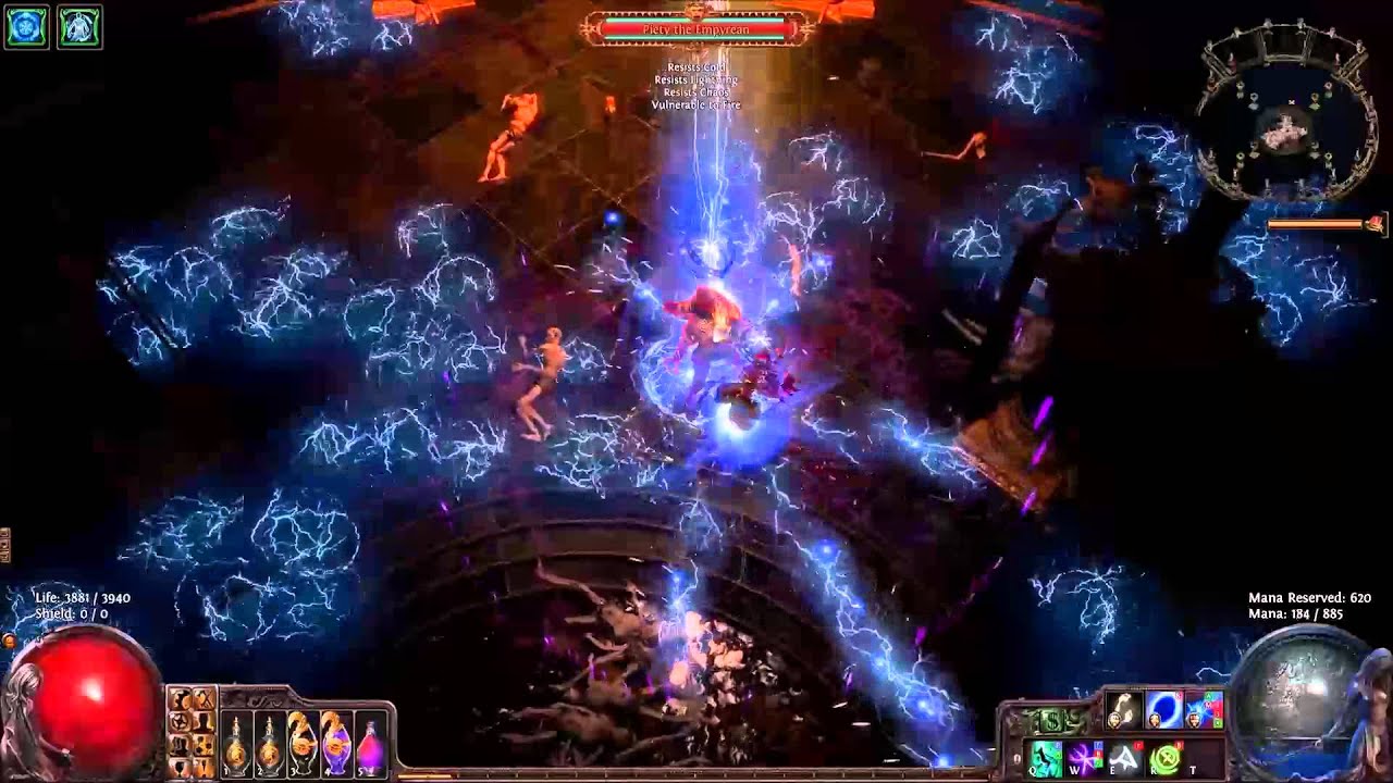 Path of Exile (POE) Level 77 Shrine Double Piety YouTube