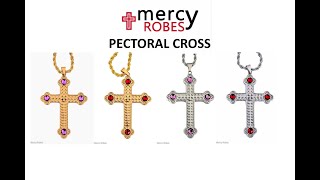 PECTORAL CROSS WITH CHAIN (GOLD & SILVER)